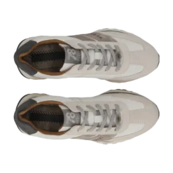 Leder Sneaker hellgrau