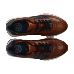 Leder Sneaker hellgrau