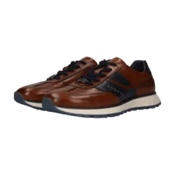 Leder Sneaker hellgrau