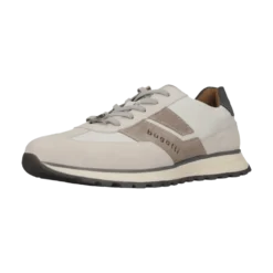 Leder Sneaker hellgrau