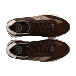 Leder Sneaker hellgrau