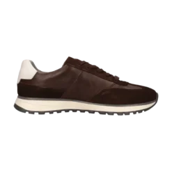 Leder Sneaker hellgrau