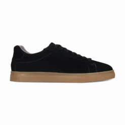 Leder Sneaker schwarz