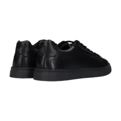 Leder Sneaker schwarz