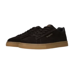 Leder Sneaker schwarz