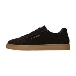 Leder Sneaker schwarz