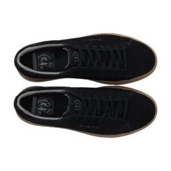 Leder Sneaker schwarz