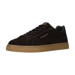 Leder Sneaker schwarz