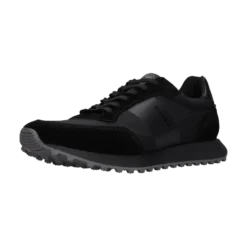 Leder Sneaker schwarz