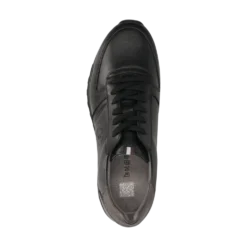 Leder Sneaker schwarz