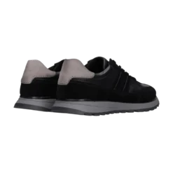 Leder Sneaker schwarz