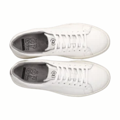Leder Sneaker weiß