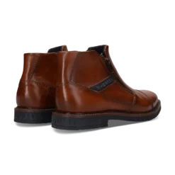 Leder Stiefel cognac