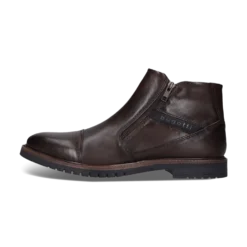 Leder Stiefel dunkelbraun