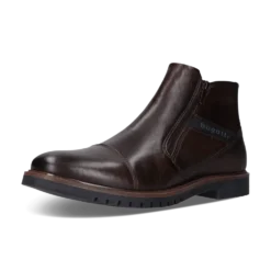 Leder Stiefel dunkelbraun