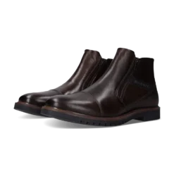 Leder Stiefel dunkelbraun
