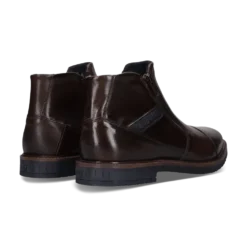 Leder Stiefel dunkelbraun