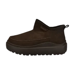 Leder Stiefel dunkelbraun