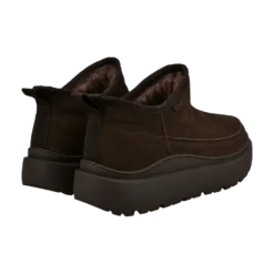 Leder Stiefel dunkelbraun