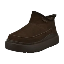 Leder Stiefel dunkelbraun