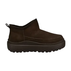Leder Stiefel dunkelbraun