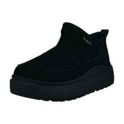Leder Stiefel schwarz