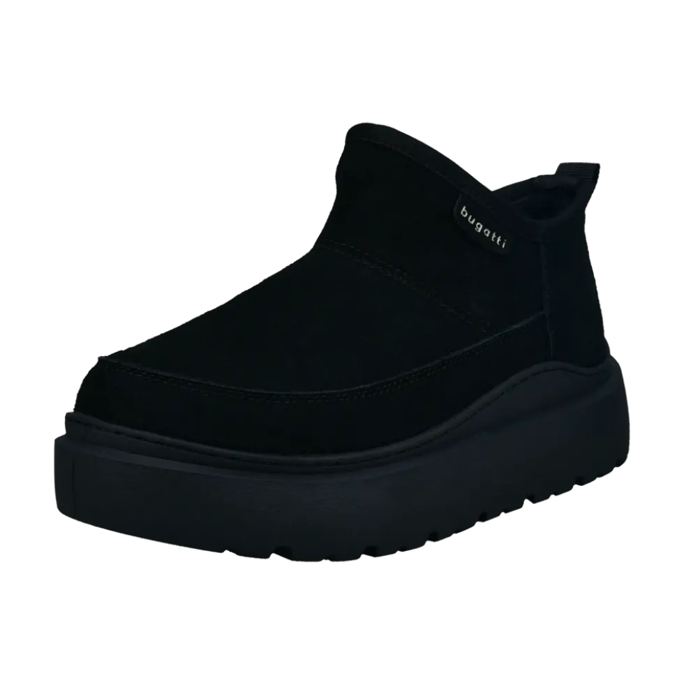 Leder Stiefel schwarz