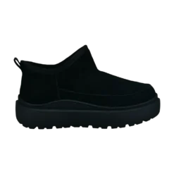 Leder Stiefel schwarz