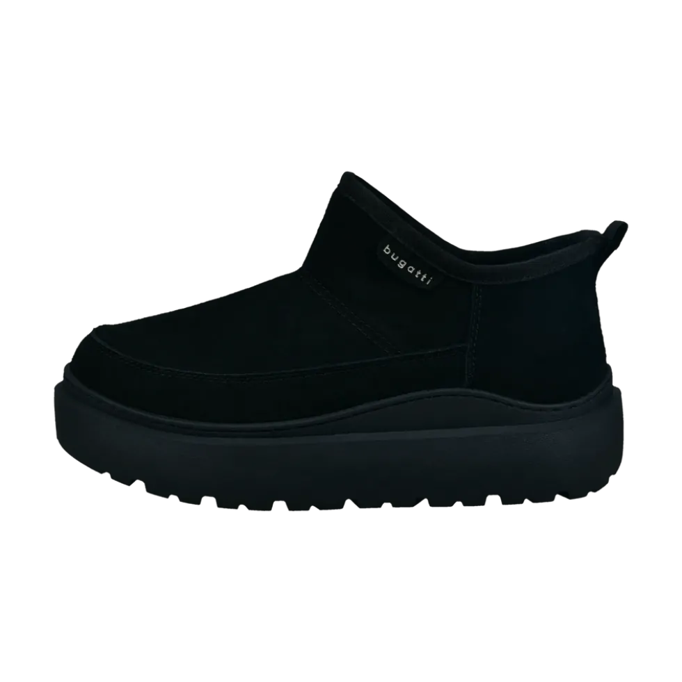 Leder Stiefel schwarz