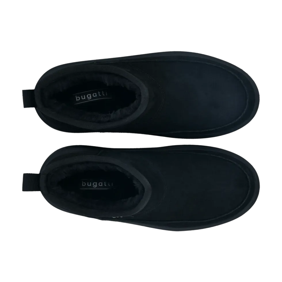 Leder Stiefel schwarz