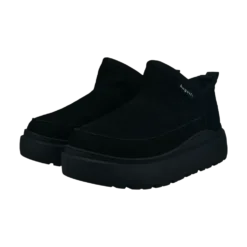 Leder Stiefel schwarz