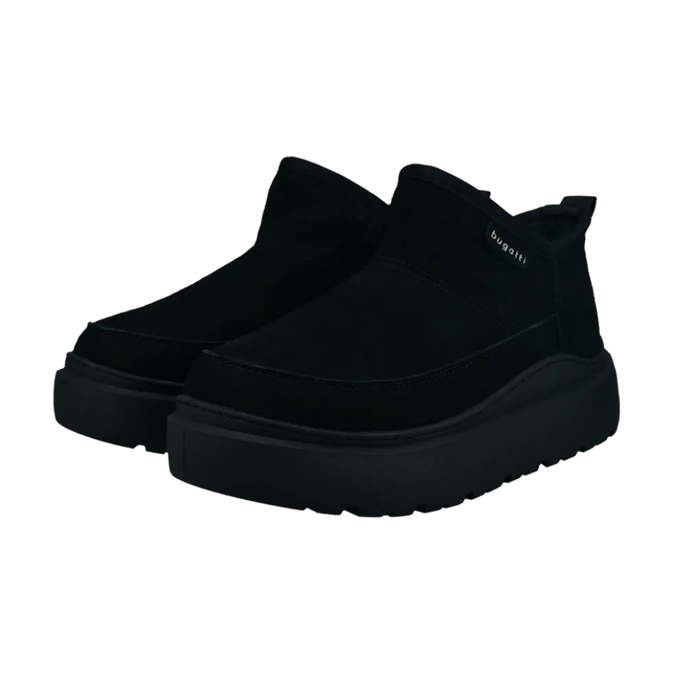 Leder Stiefel schwarz