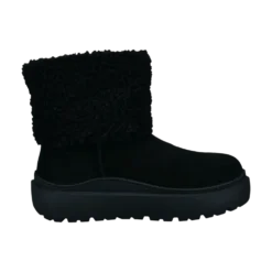Leder Stiefel schwarz