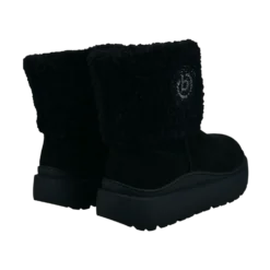 Leder Stiefel schwarz