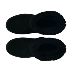 Leder Stiefel schwarz
