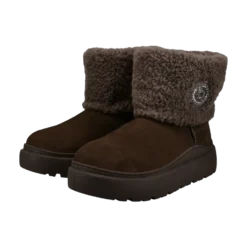 Leder Stiefel schwarz