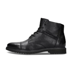 Leder Stiefel schwarz