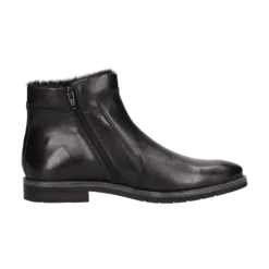 Leder Stiefel schwarz