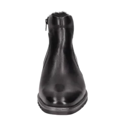Leder Stiefel schwarz
