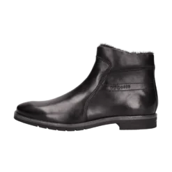 Leder Stiefel schwarz