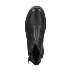 Leder Stiefel schwarz