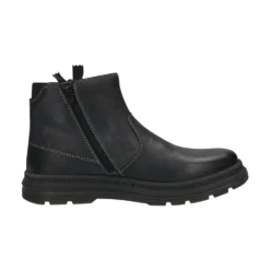 Leder Stiefel schwarz