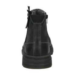 Leder Stiefel schwarz