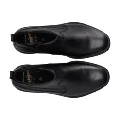 Leder Stiefel schwarz