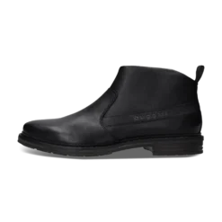 Leder Stiefel schwarz