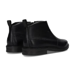 Leder Stiefel schwarz