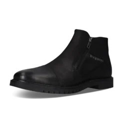 Leder Stiefel schwarz