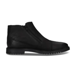 Leder Stiefel schwarz