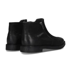 Leder Stiefel schwarz