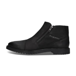 Leder Stiefel schwarz